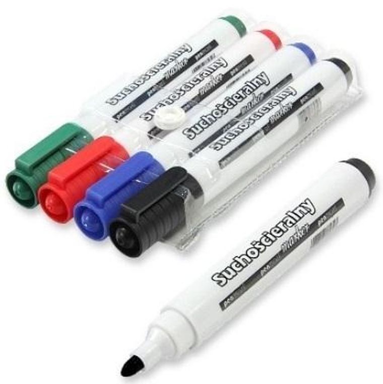 Penword, marker suchościeralny, 4 kolory