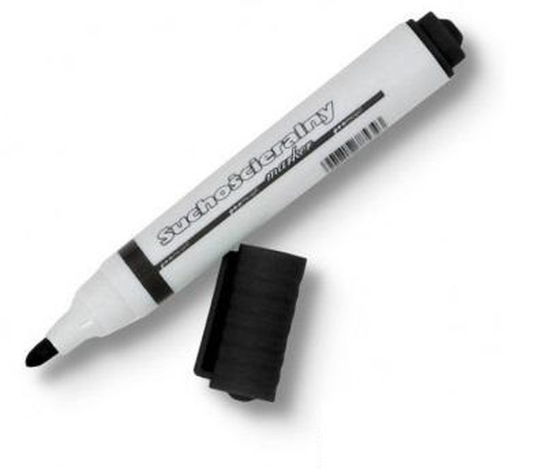 Penword, marker suchościeralny, czarny, 12 szt.