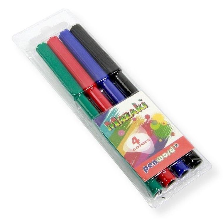 Penword, mazaki, 4 kolory