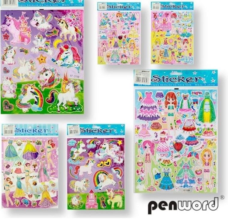 Penword, naklejki, grirls, 20-25 mm