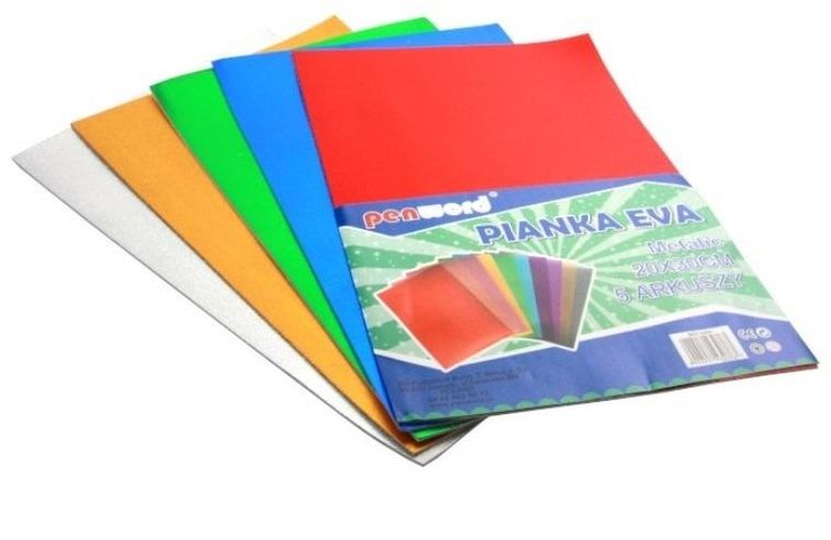 Penword, pianka metallic, 20-30 cm, 5 szt.