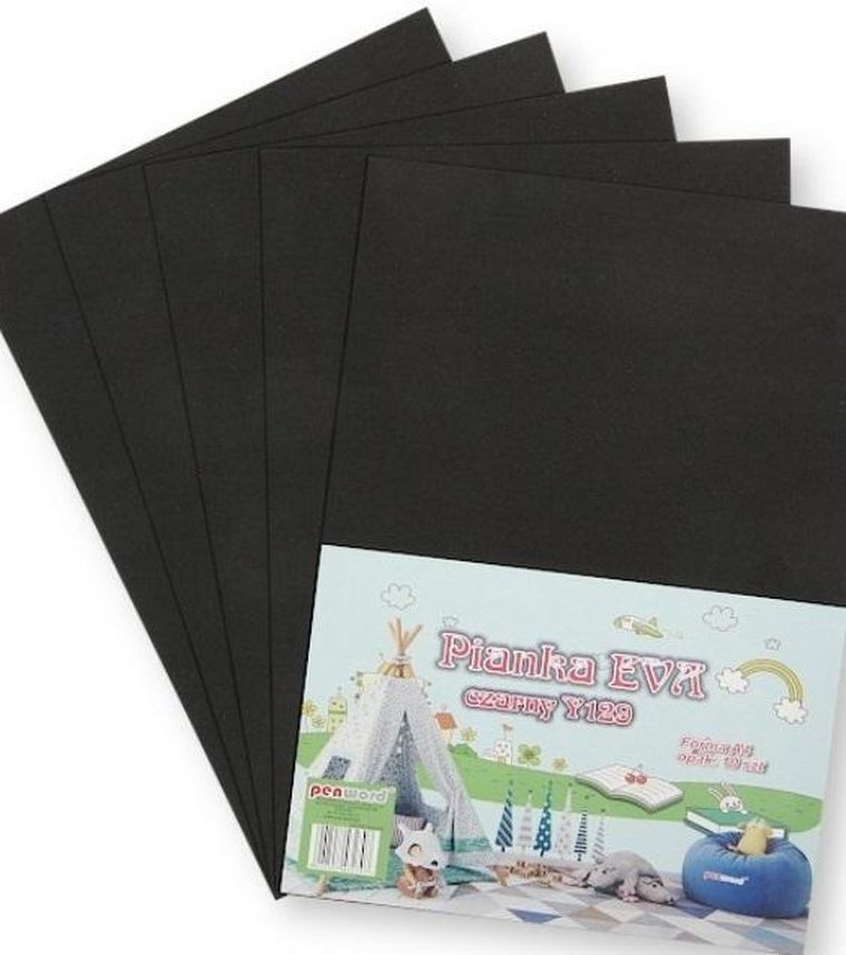 Penword, pianka standard, czarna, 20-30 cm, 5 szt.