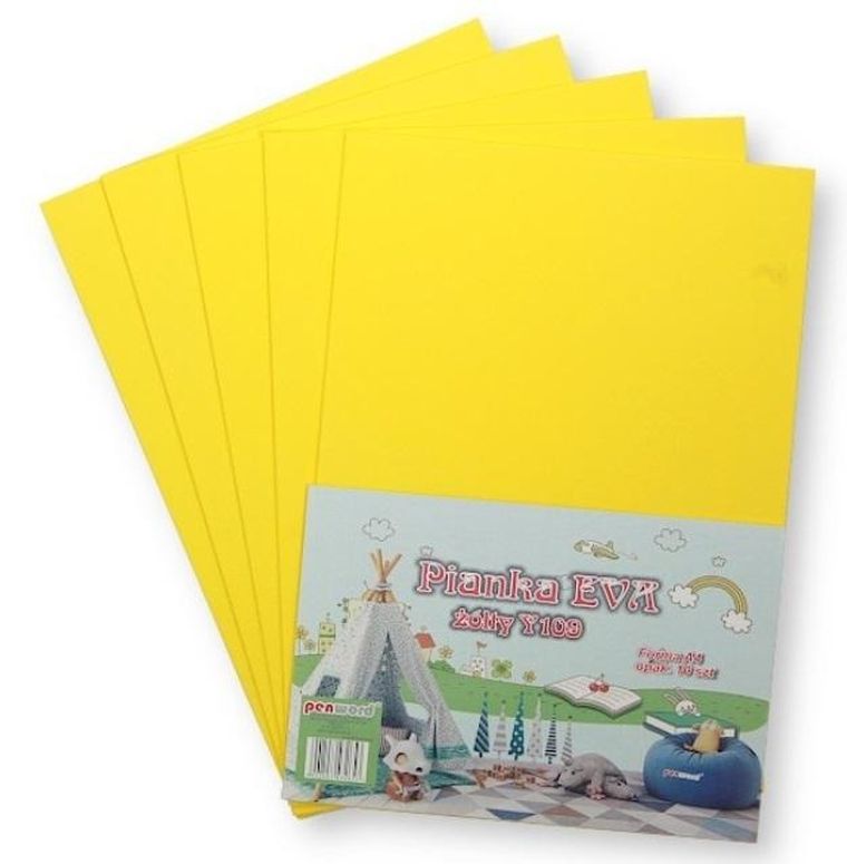 Penword, pianka standard, żółta, 20-30 cm, 5 szt.