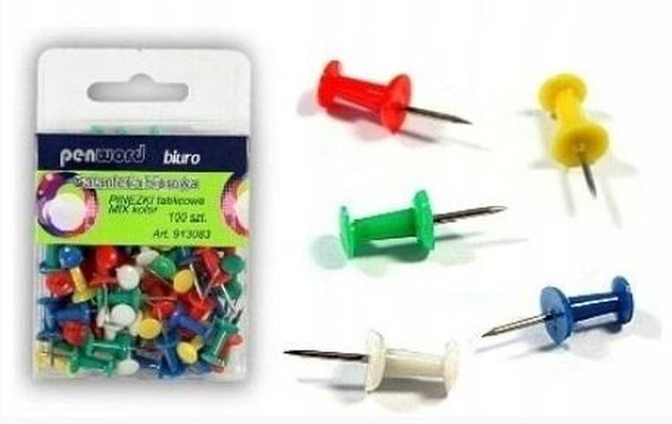 Penword, pinezki tablicowe, 50 szt.