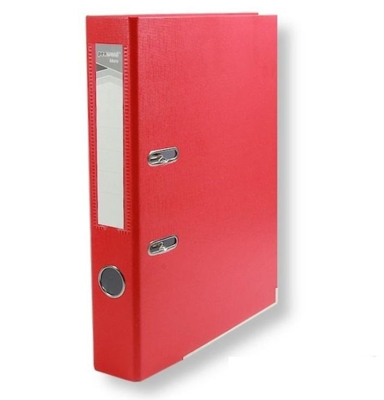 Penword, segregator A4 z okuciem, czerwony, 5 cm