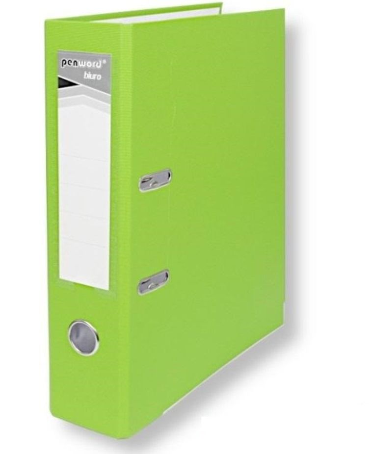 Penword, segregator A4 z okuciem, jasnozielony, 7,5 cm