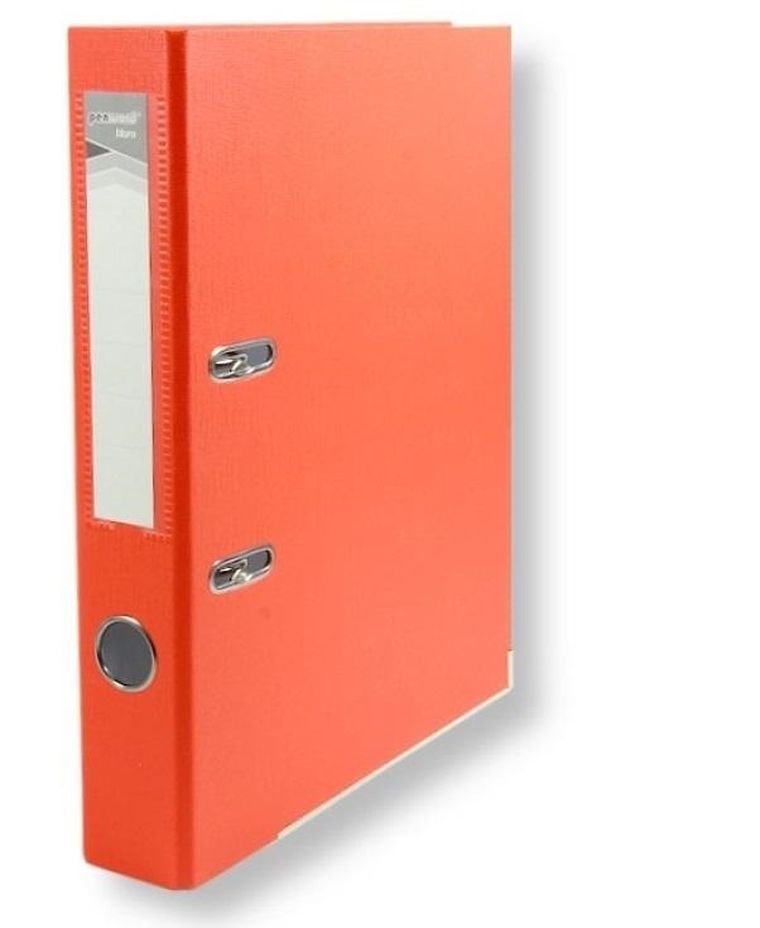 Penword, segregator A4 z okuciem, pomarańczowy, 5 cm