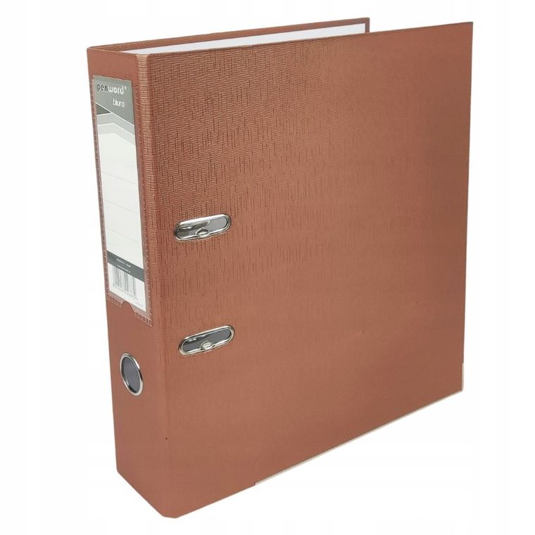 Penword, segregator z okuciem A4, 7,5 cm, miedziany