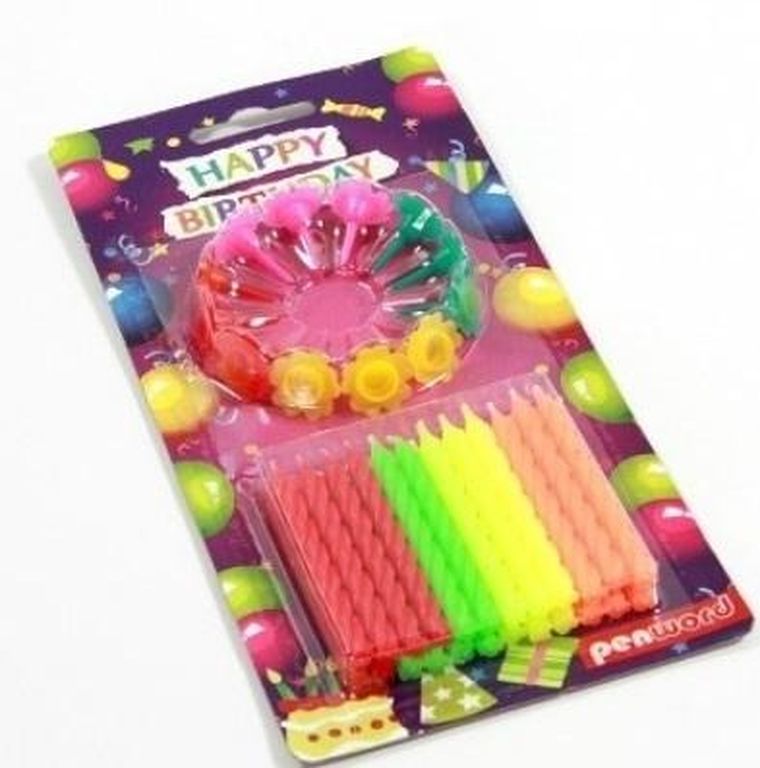 Penword, świeczki urodzinowe, 24 szt.