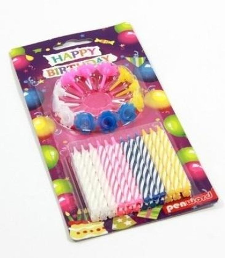 Penword, świeczki urodzinowe, 24 szt.