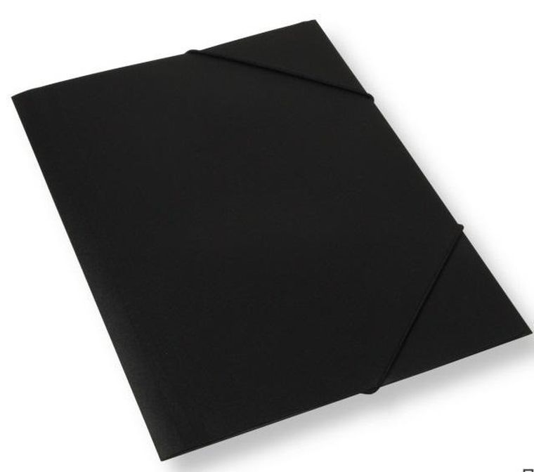 Penword, teczka A4 z gumką, czarna, 1 szt.