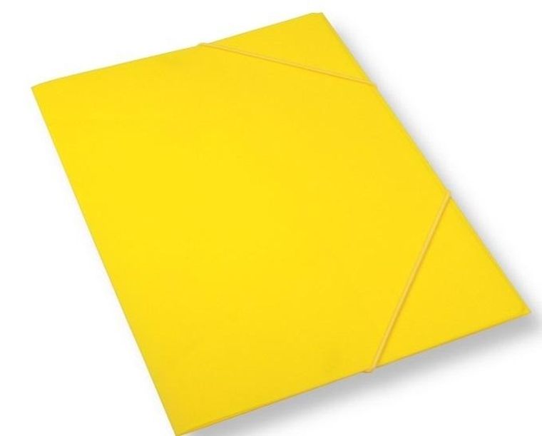 Penword, teczka A4 z gumką, żółta, 1 szt.