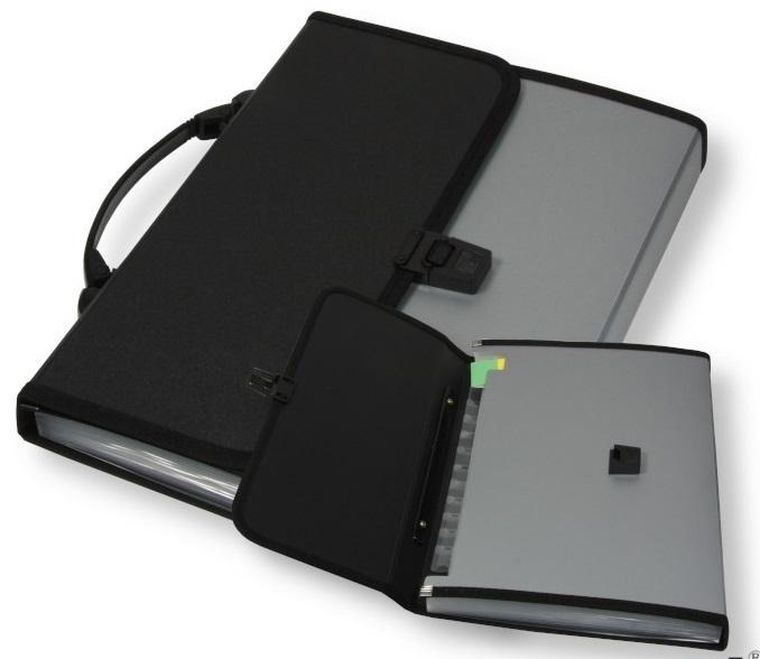 Penword, teczka A4 z rączką, czarna, 1 szt.