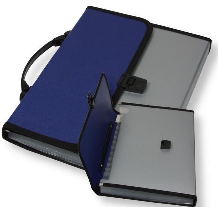 Penword, teczka A4 z rączką, niebieska, 1 szt.