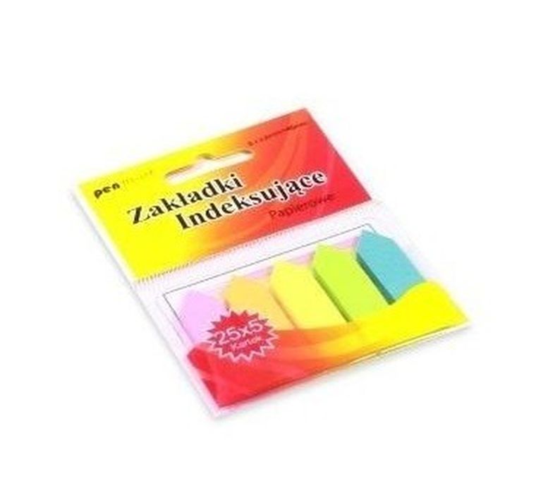 Penword, zakładki indeksujące, papierowe, 12-45 mm, 5-25 szt.