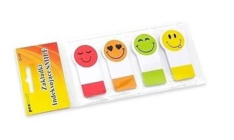 Penword, zakładki indeksujące, papierowe, smile