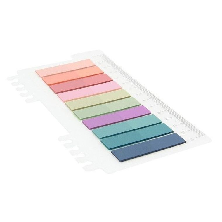 Penword, zakładki indeksujące, plastikowe, 12-45 mm, 10-20 szt.