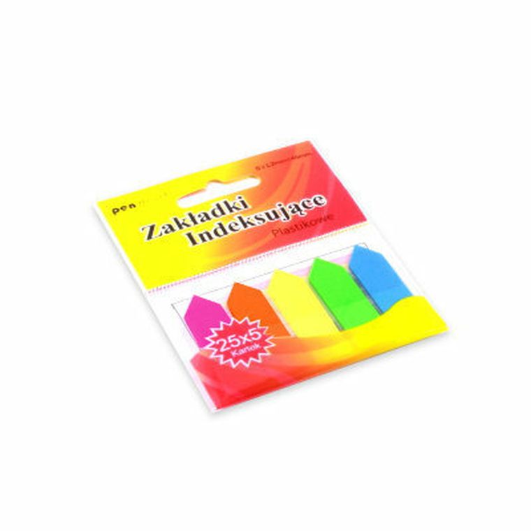 Penword, zakładki indeksujące, plastikowe, 12-45 mm, 5-25 szt.