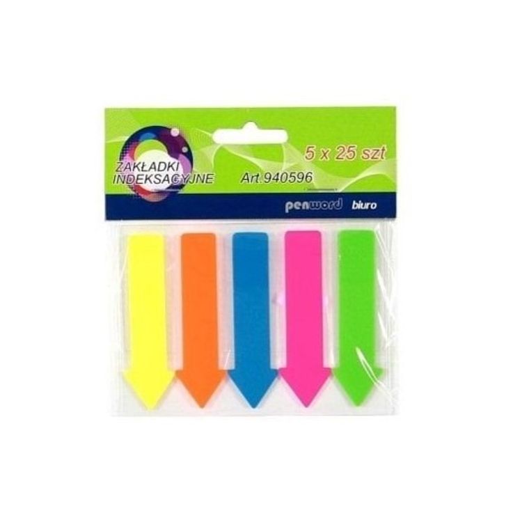 Penword, zakładki indeksujące, strzałki