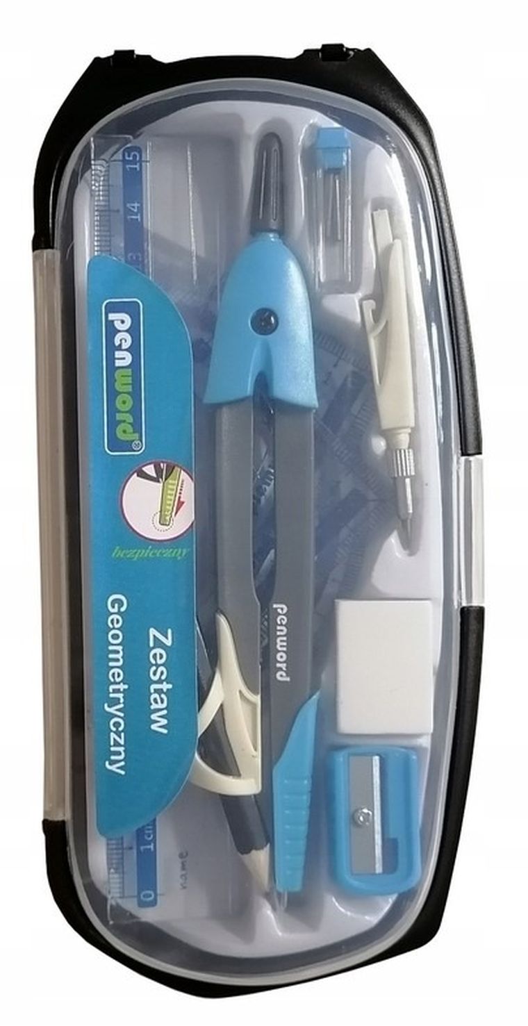 Penword, zestaw kreślarski, 10 elementów