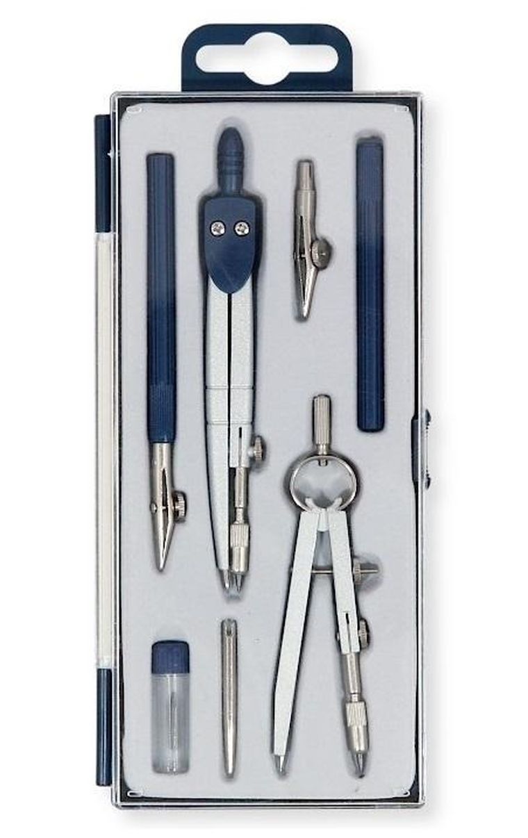 Penword, zestaw kreślarski, 7 elementów