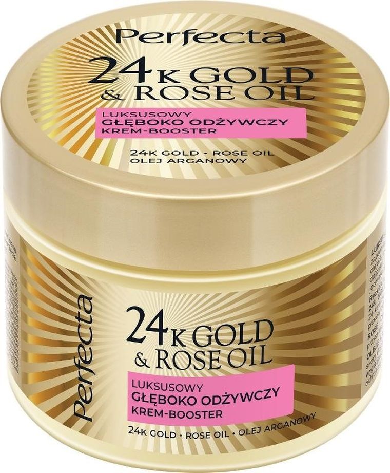 Perfecta 24k Gold&Rose Oil, luksusowy głęboko odżywczy krem-booster