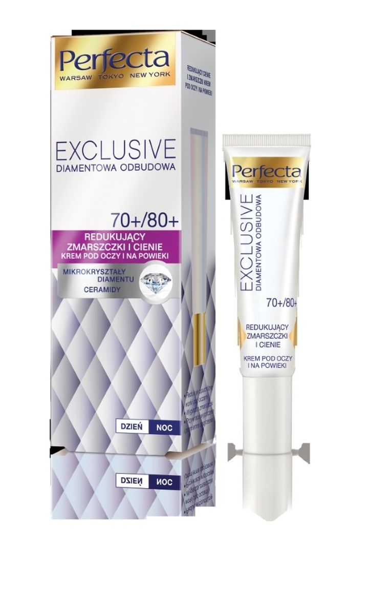 Perfecta Exclusive, krem pod oczy i na powieki 70+ /80 +, 15 ml