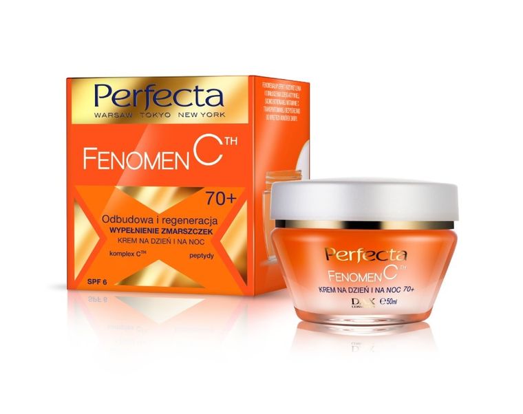 Perfecta, Fenomen C 70+, krem na dzień i noc, 50 ml