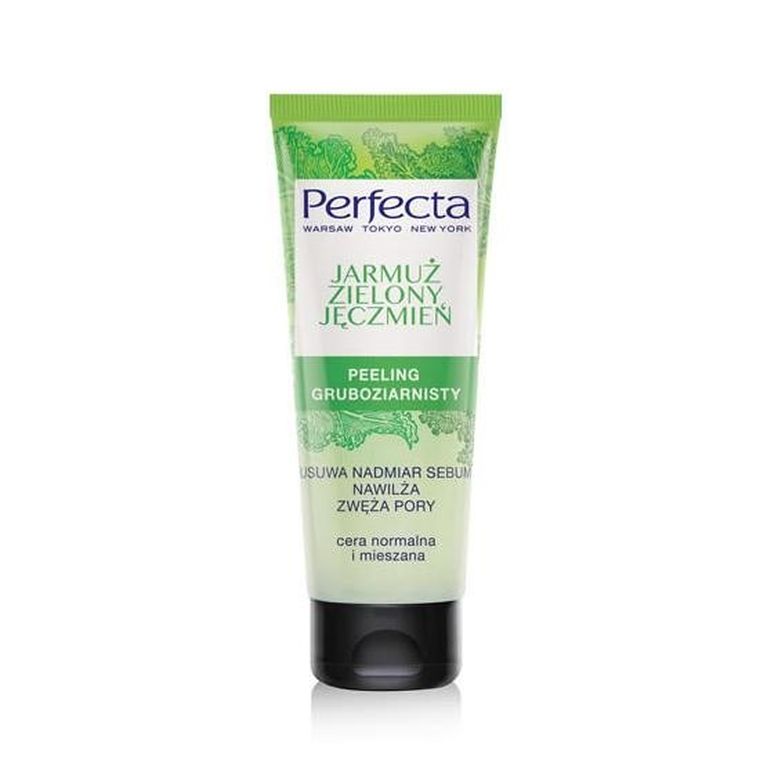 Perfecta, peeling gruboziarnisty, jarmuż i zielony jęczmień, 75 ml
