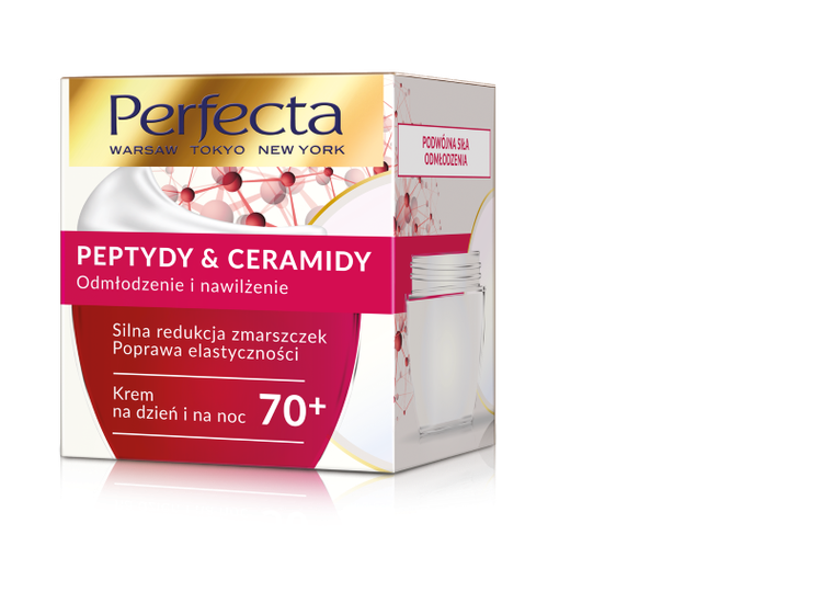 Perfecta, Peptydy i ceramidy, krem 70+, 50 ml