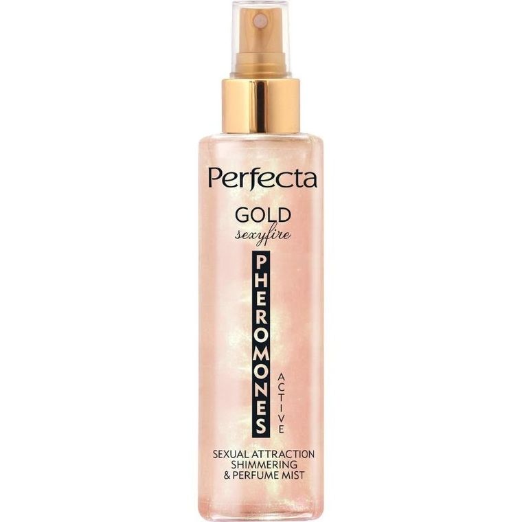 Perfecta, Pheromones, Active perfumowana, mgiełka do ciała, Gold Sexyfire, 200 ml