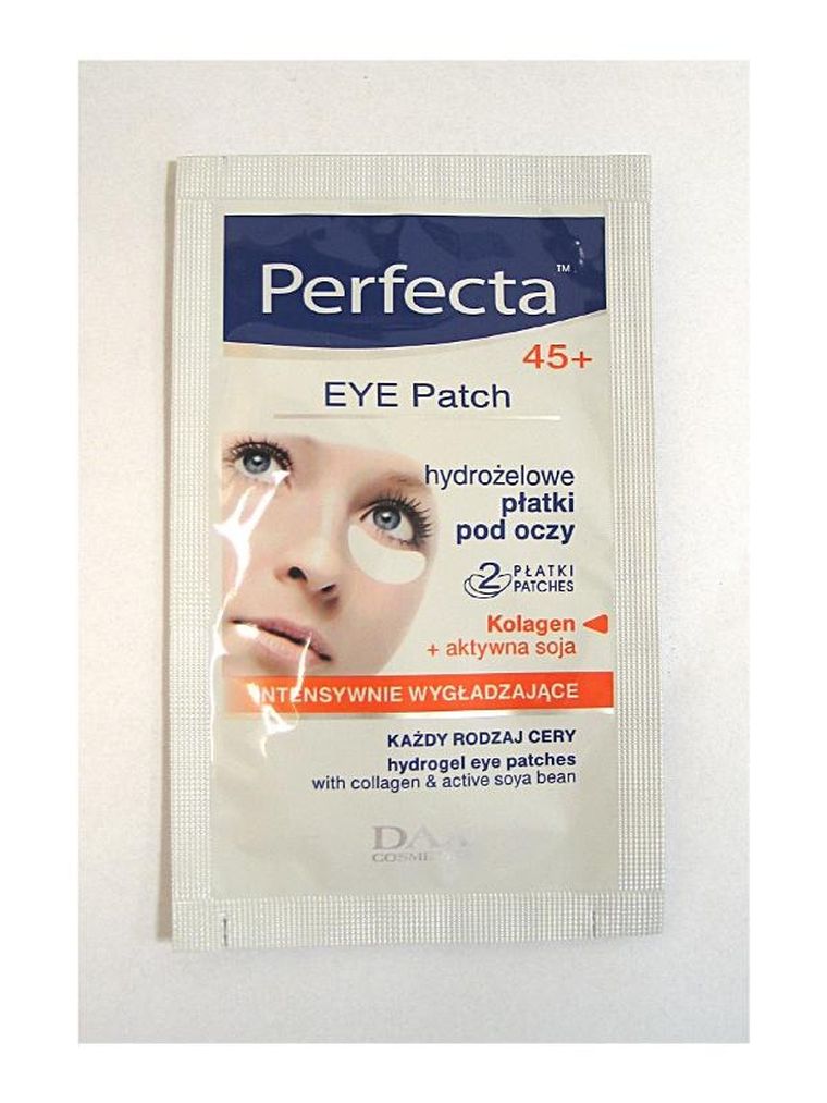 Perfecta, płatki hydrożelowe pod oczy, 45+, 2 szt.