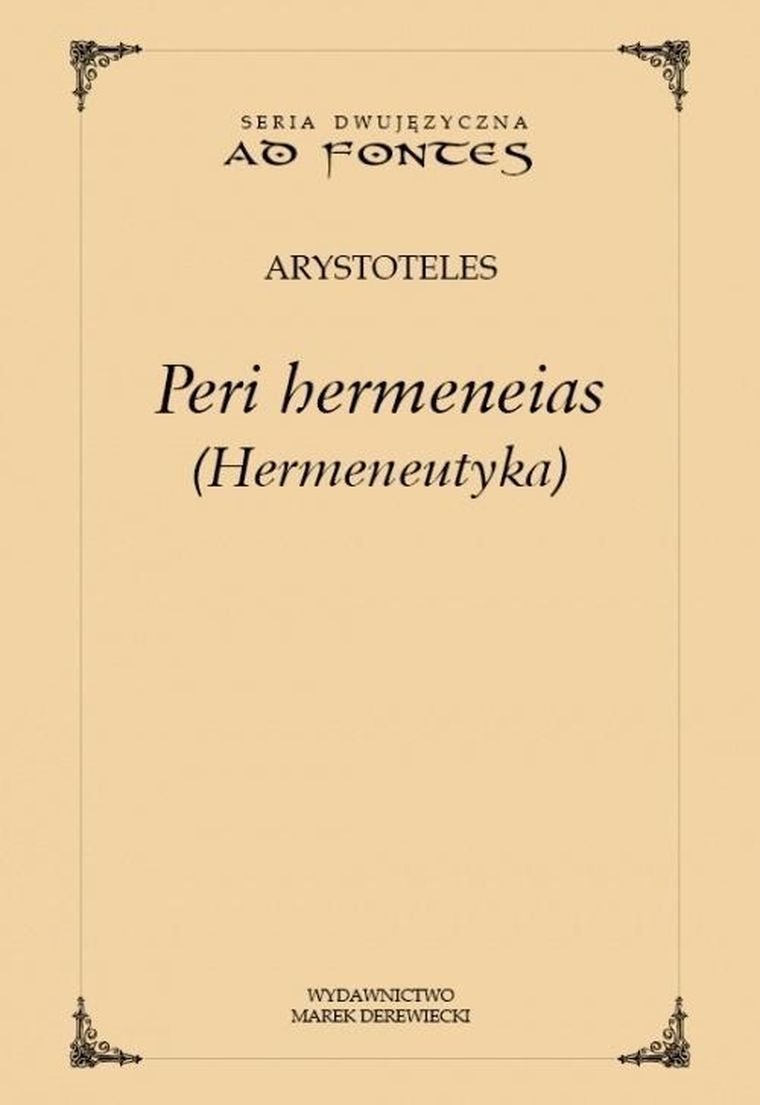 Peri hermeneias (Hermeneutyka)