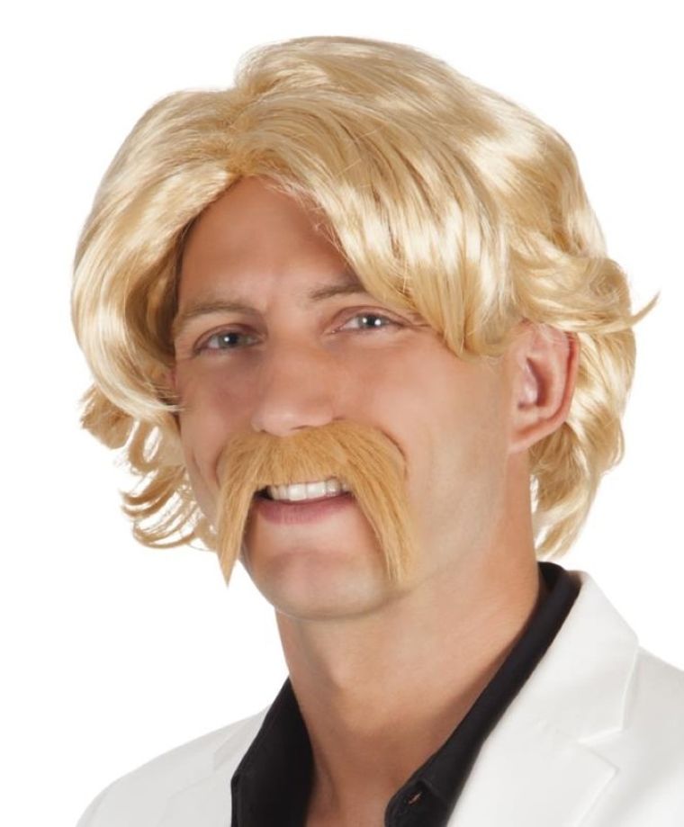 Peruka, Asterix, męska, z wąsami