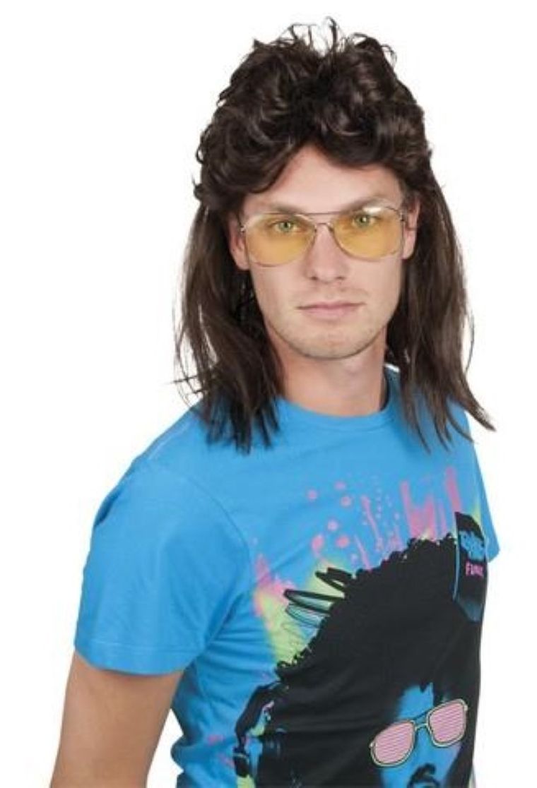 Peruka, długa, brązowa