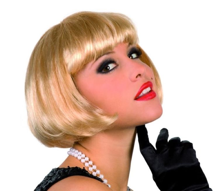 Peruka, krótka, blond
