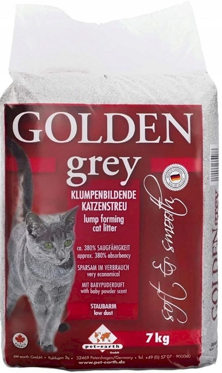 Pet Earth, Golden Grey, żwirek bentonitowy, 7 kg