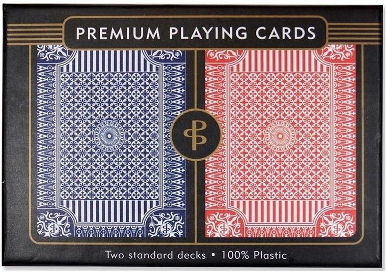 Peter Pauper Press, Czerwone-Niebieskie, karty do gry