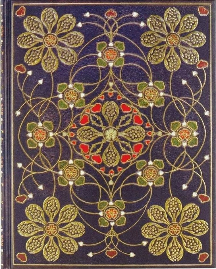 Peter Pauper Press, notatnik duży, Antyczne Kwiaty, 1 szt.