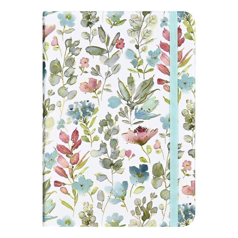 Peter Pauper Press, notatnik mini, Kwiatowa Akwarela