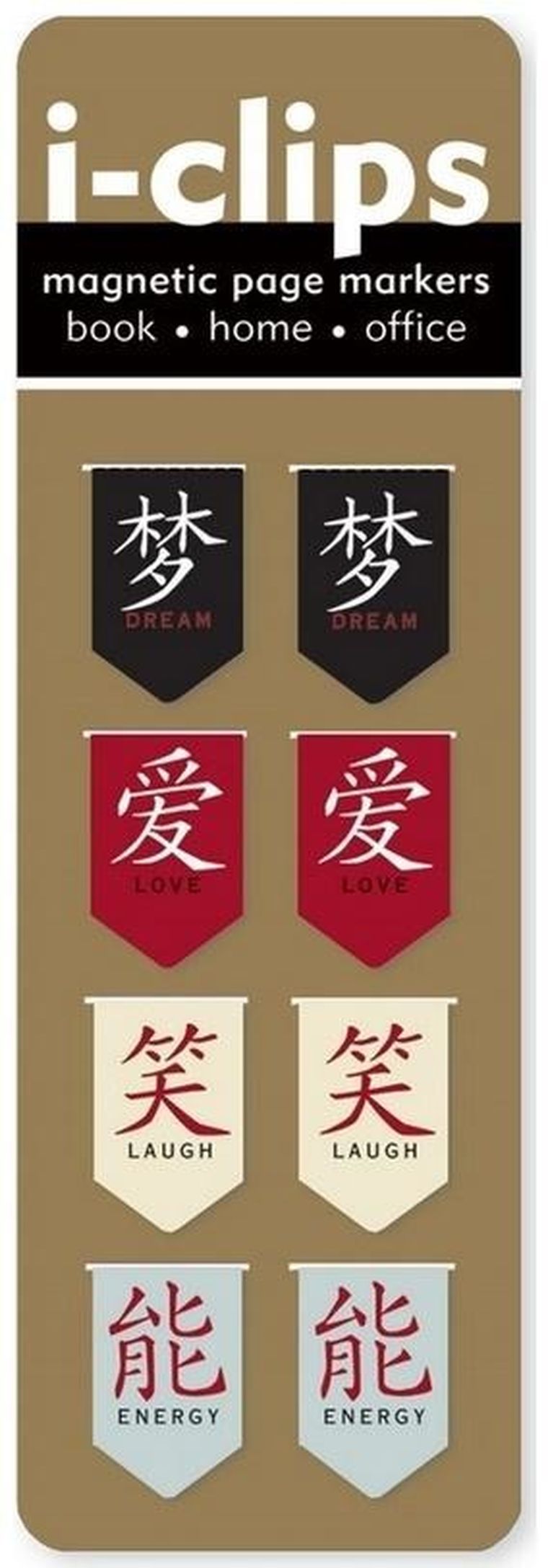 Peter Pauper Press, zakładka do książki, magnetyczna, kaligrafia