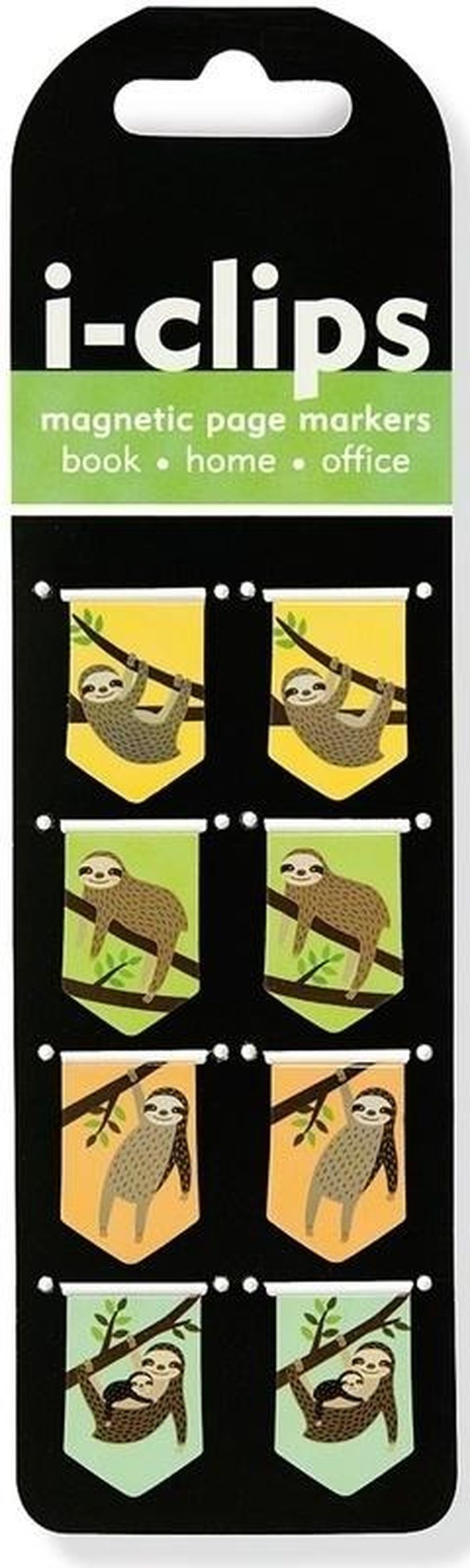 Peter Pauper Press, zakładka do książki, magnetyczna, leniwce