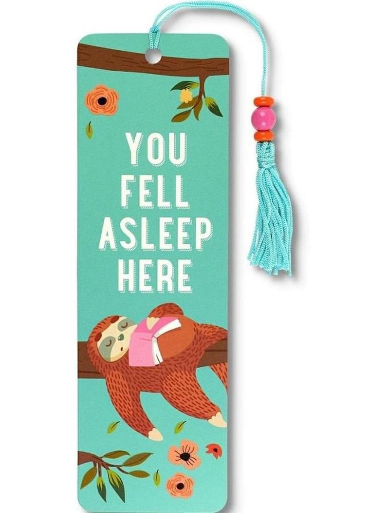 Peter Pauper Press, zakładka do książki, Tu zasnąłeś