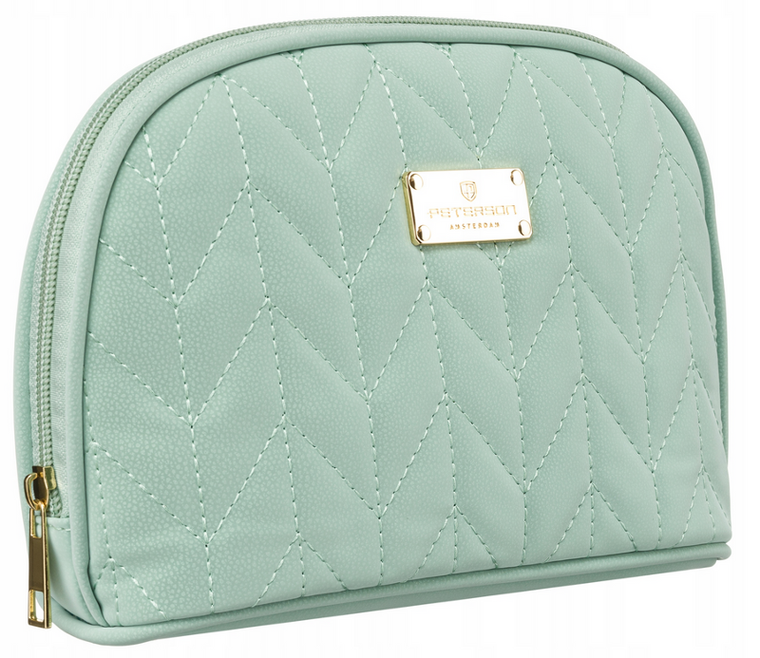 Peterson, kosmetyczka, 1-komorowa, miętowa