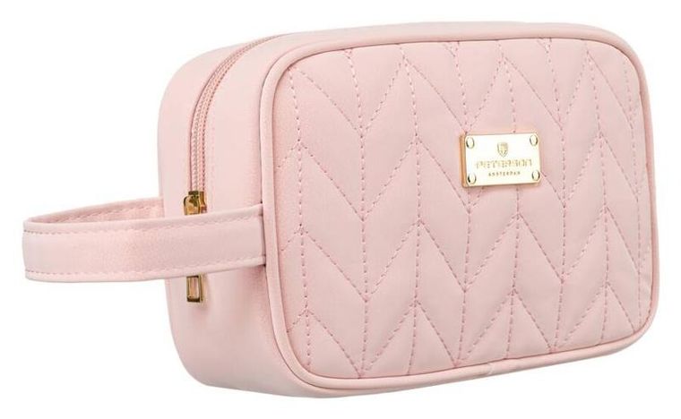 Peterson, kosmetyczka kompaktowa, różowa