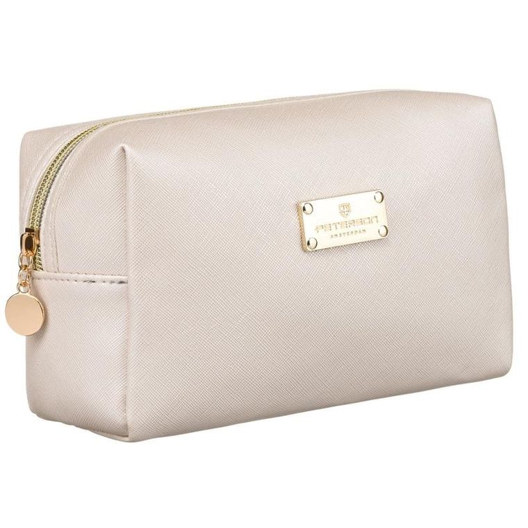 Peterson, kosmetyczka prostokątna, beżowa