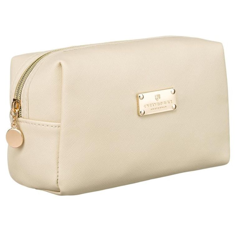 Peterson, kosmetyczka prostokątna, beżowa