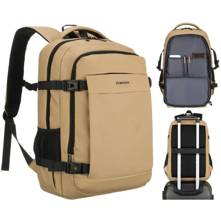 Peterson, plecak podróżny, 2-komorowy, khaki