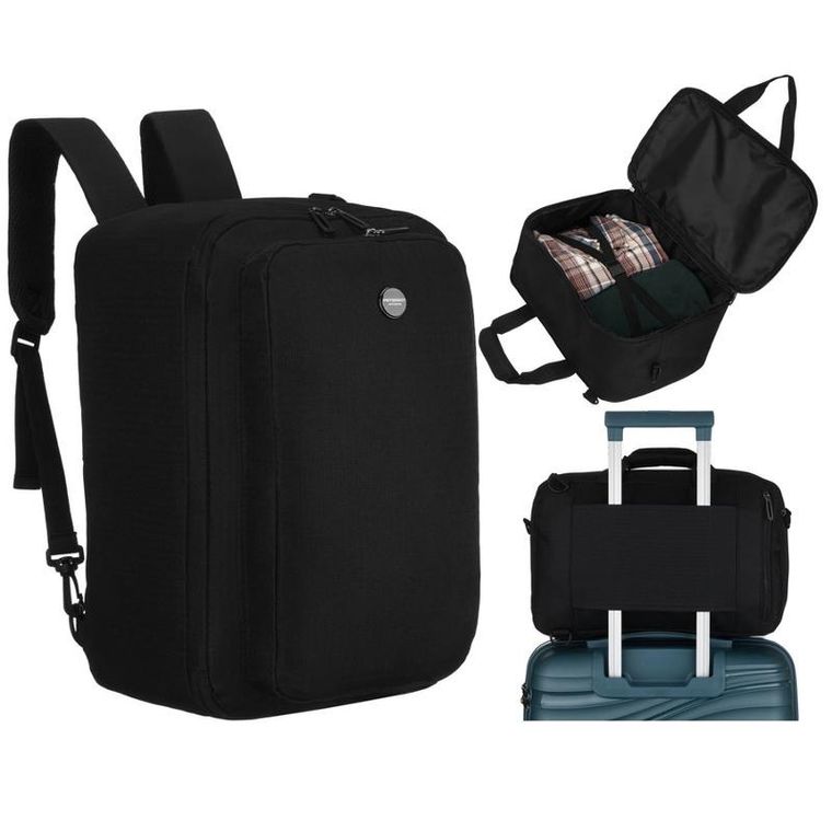 Peterson, plecak podróżny, czarny