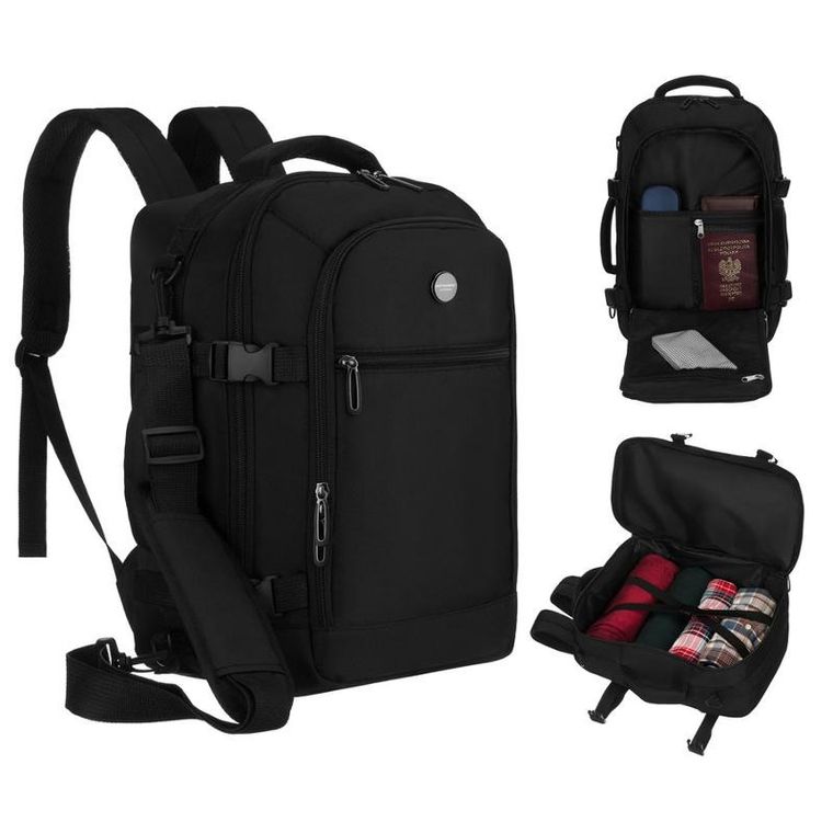 Peterson, plecak podróżny, czarny